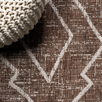 Carwa Tribal Diamond Trellis Indoor/outdoor Area Rug